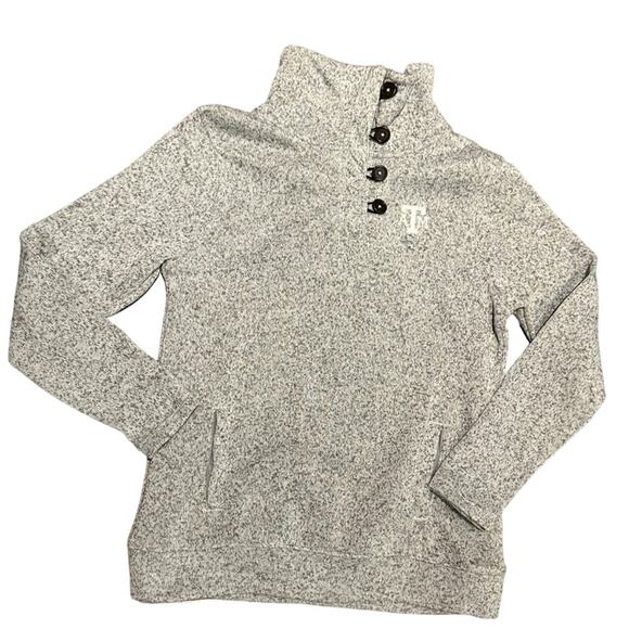 Champion Texas A&M Gray Pullover with Button  Closure  ATM Logo Women's Large - Picture 1 of 7